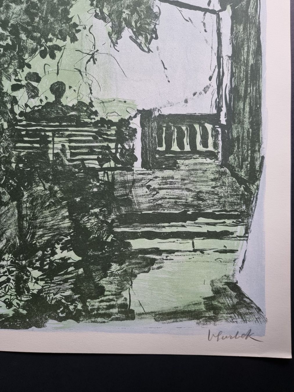 Grafica & Litografie: VIKTOR SURBEK LITHOGRAPHIE SIGNIERT NUMMERIERT – Usato da Gersau venduto da grafik-kunst 2