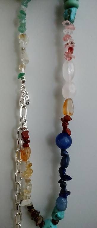 Catenine: Edelsteinkette Pilgrim – Nuovo (secondo la descrizione) da Lupfig venduto da Flowypr6 3