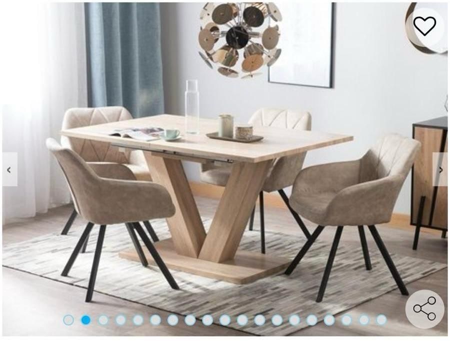 Beliani Tavoli: Tisch inkl. 4 Stühle – Usato da Hombrechtikon venduto da carnoz 3