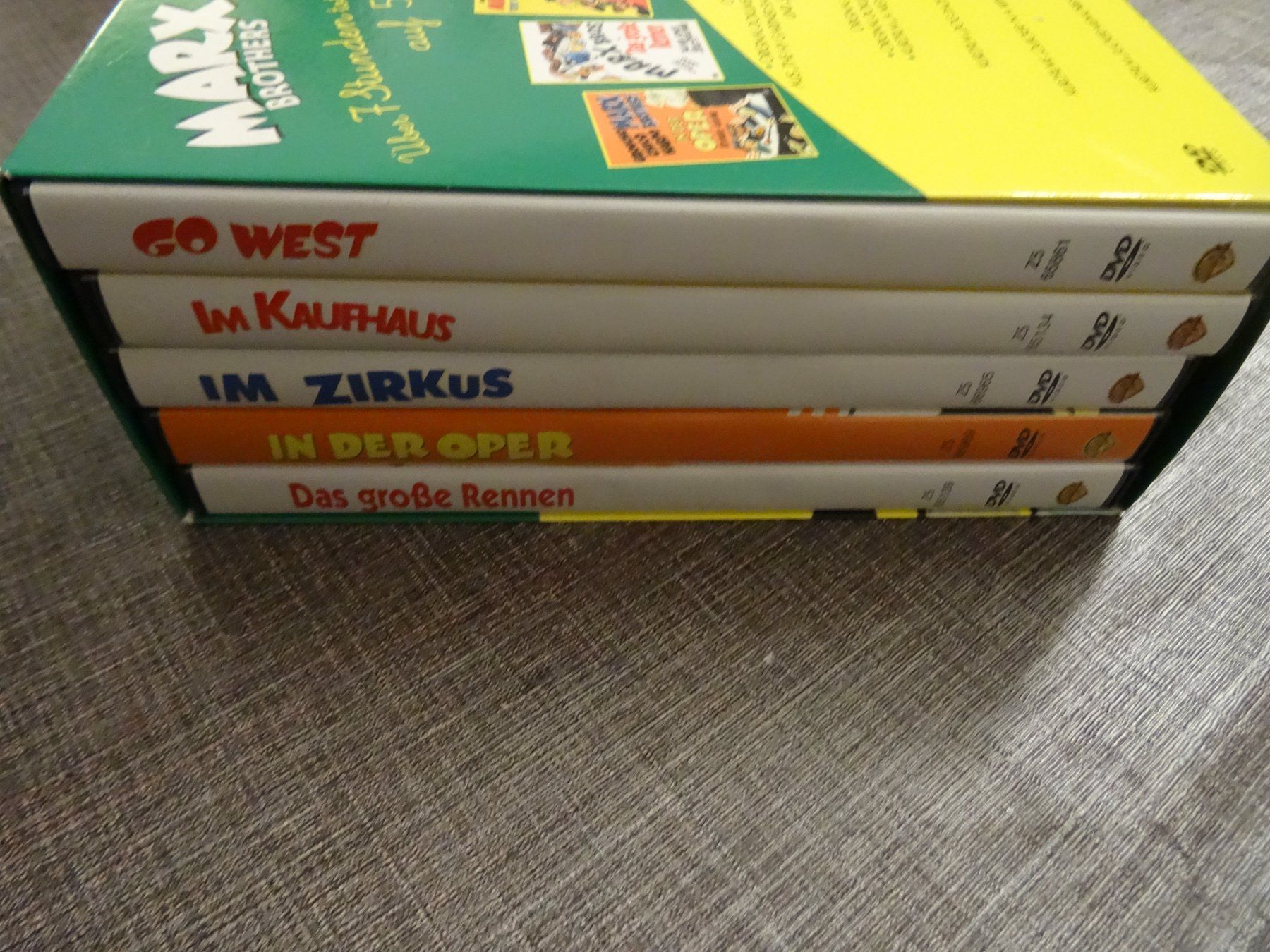 Tutti i DVDs: Marx Brothers Collection 5 DVDs  BOX – Usato da Olten venduto da Disc-Verkauf 2