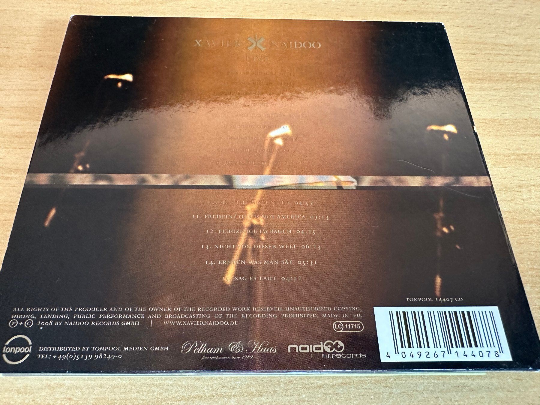 CD: Xavier Naidoo – - LIVE - – Usato da Rikon im Tösstal venduto da Alpenmutz 1