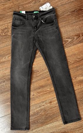 Benetton Jeans Slim 3XL/170cm schwarz – NEU mit Etikett