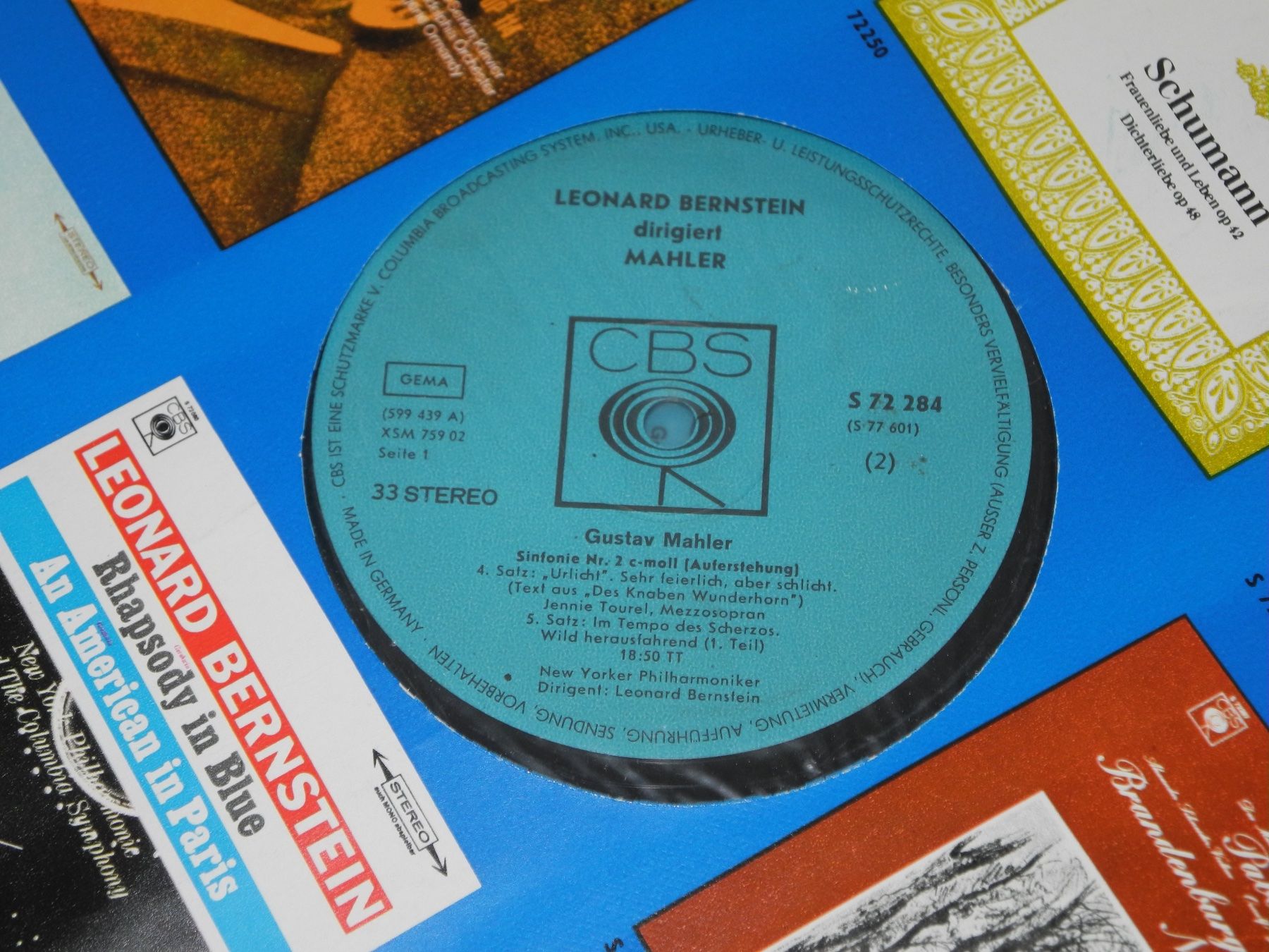 Dischi in vinile: LEONARD BERNSTEIN DIRIGIERT MAHLER - CBS - 6 LPs – Nuovo (secondo la descrizione) da Fahrwangen venduto da Swirl2 2