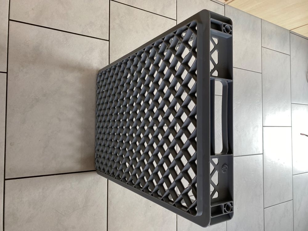 Eurobehälter Eurobox 40x30x28.5 Cm Con Coperchio A Cerniera - Contenitore In Polipropilene Grigio, 26L - Foto 13