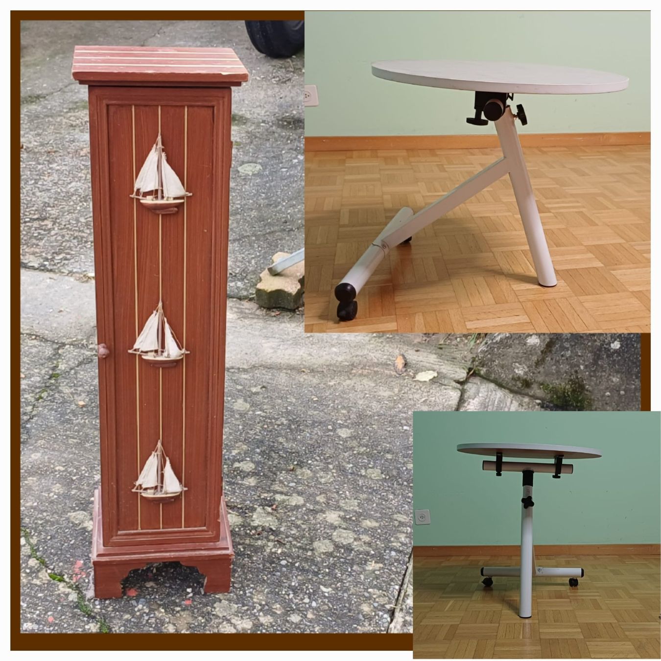 Tische: Table basse ronde à roulettes, réglable en hauteur – Gebraucht aus Payerne von jea_m6nb 3