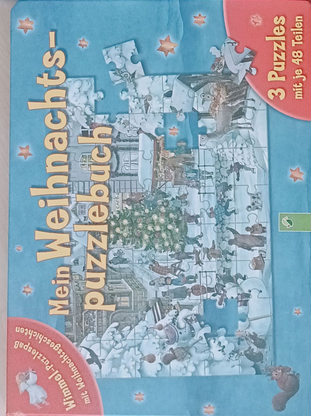 Bücher: Weihnachts-Puzzlebuch mit 3 Puzzles je 48 Teile – Neu (gemäss Beschreibung) aus Rotkreuz von mar_wn5h 1