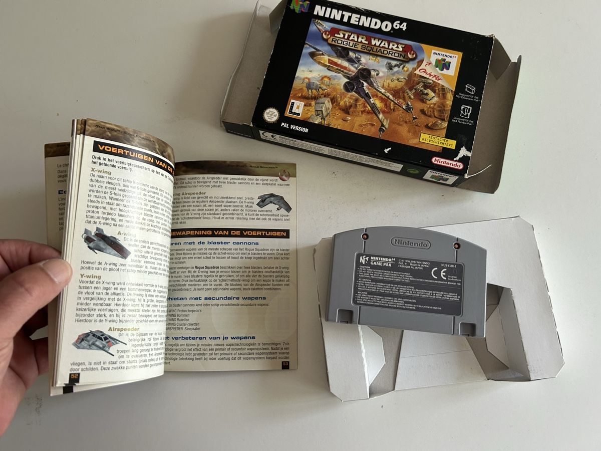 Nintendo Giochi: Star Wars Rogue Squadron N64 cib – Usato da Pully venduto da PongDayOne 9