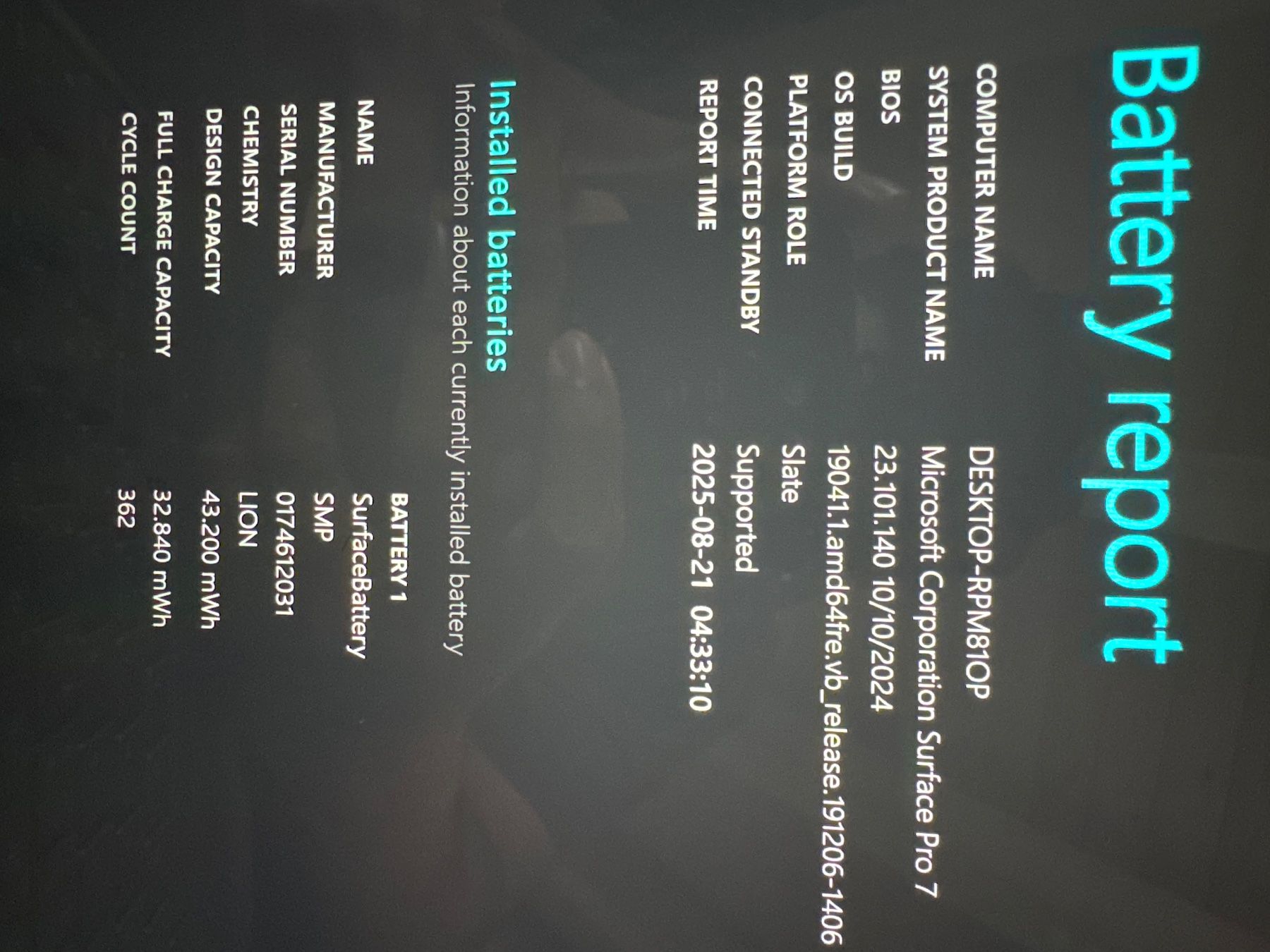 Microsoft Notebook: MICROSOFT Surface Pro 7 (12.3", Intel Core i5, 16 GB RAM, 25 – Nuovo (secondo la descrizione) da Baden venduto da Ovoo-13 4