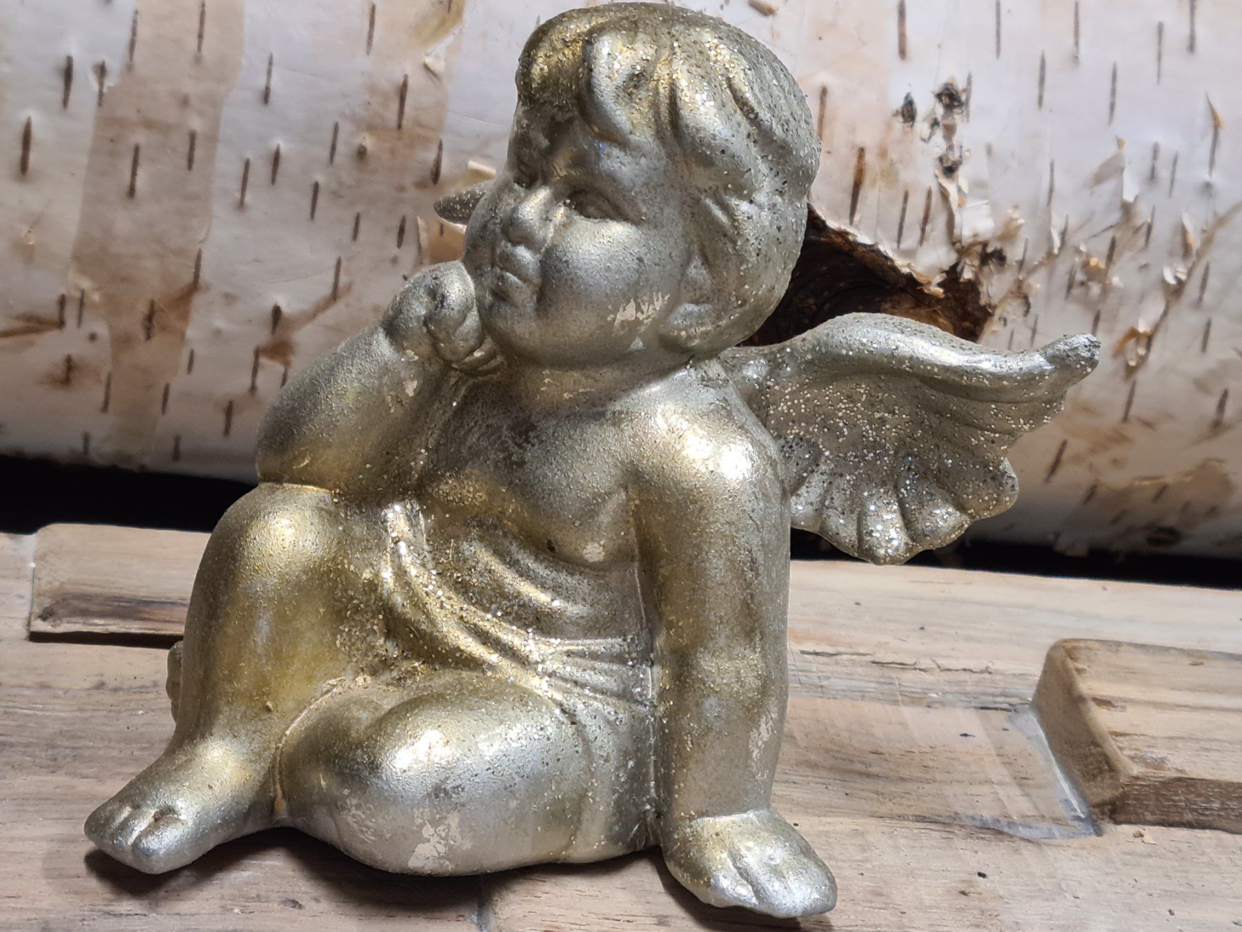 Statuette: Grösserer Engel, H 11x B 10cm – Usato da Amriswil venduto da kleindeko 1