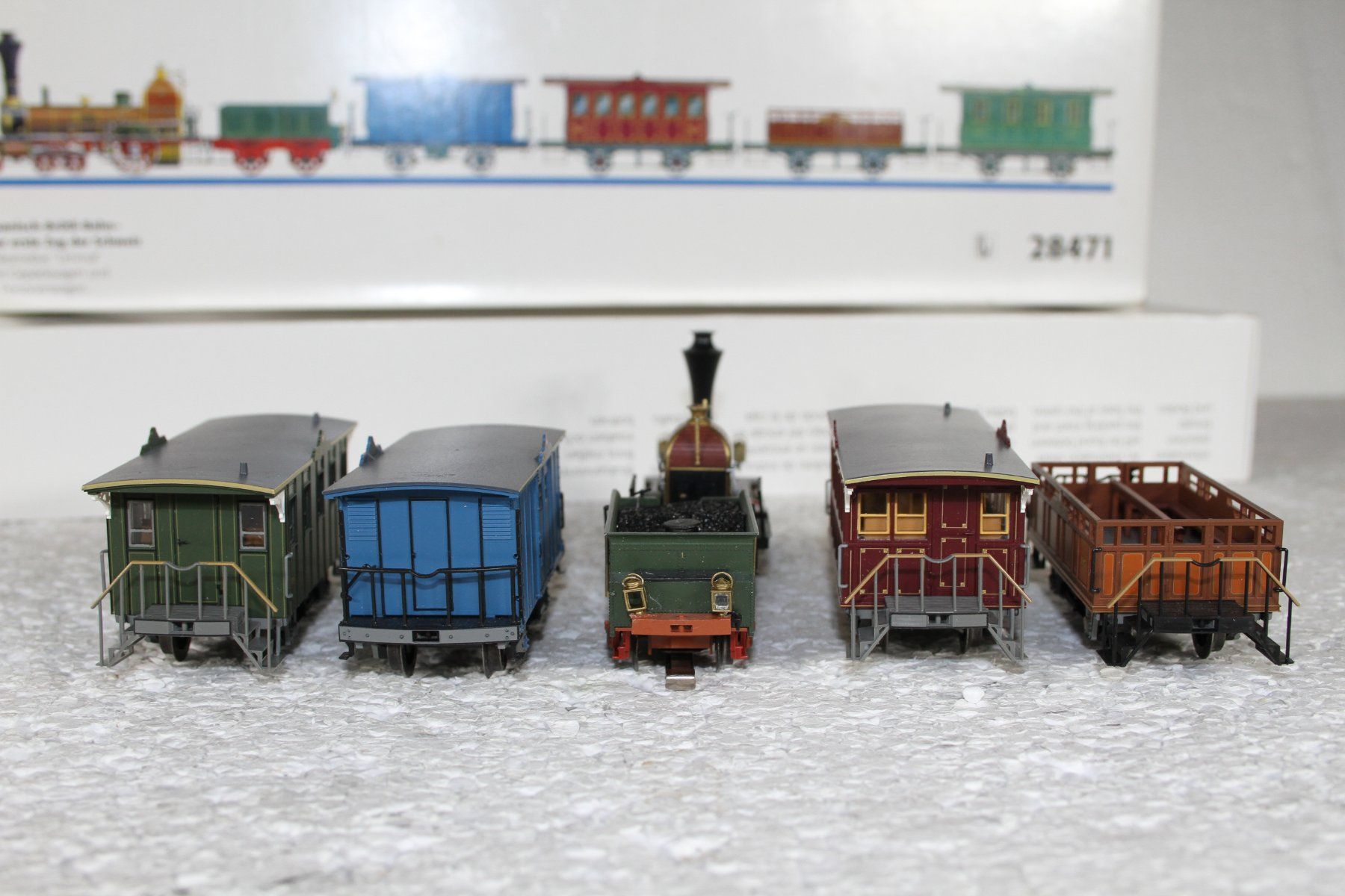 Märklin Modellini di ferrovie: Märklin 28471 SNB Spanisch Brötli Bahn Set – Usato da Triesen venduto da gleis8 6