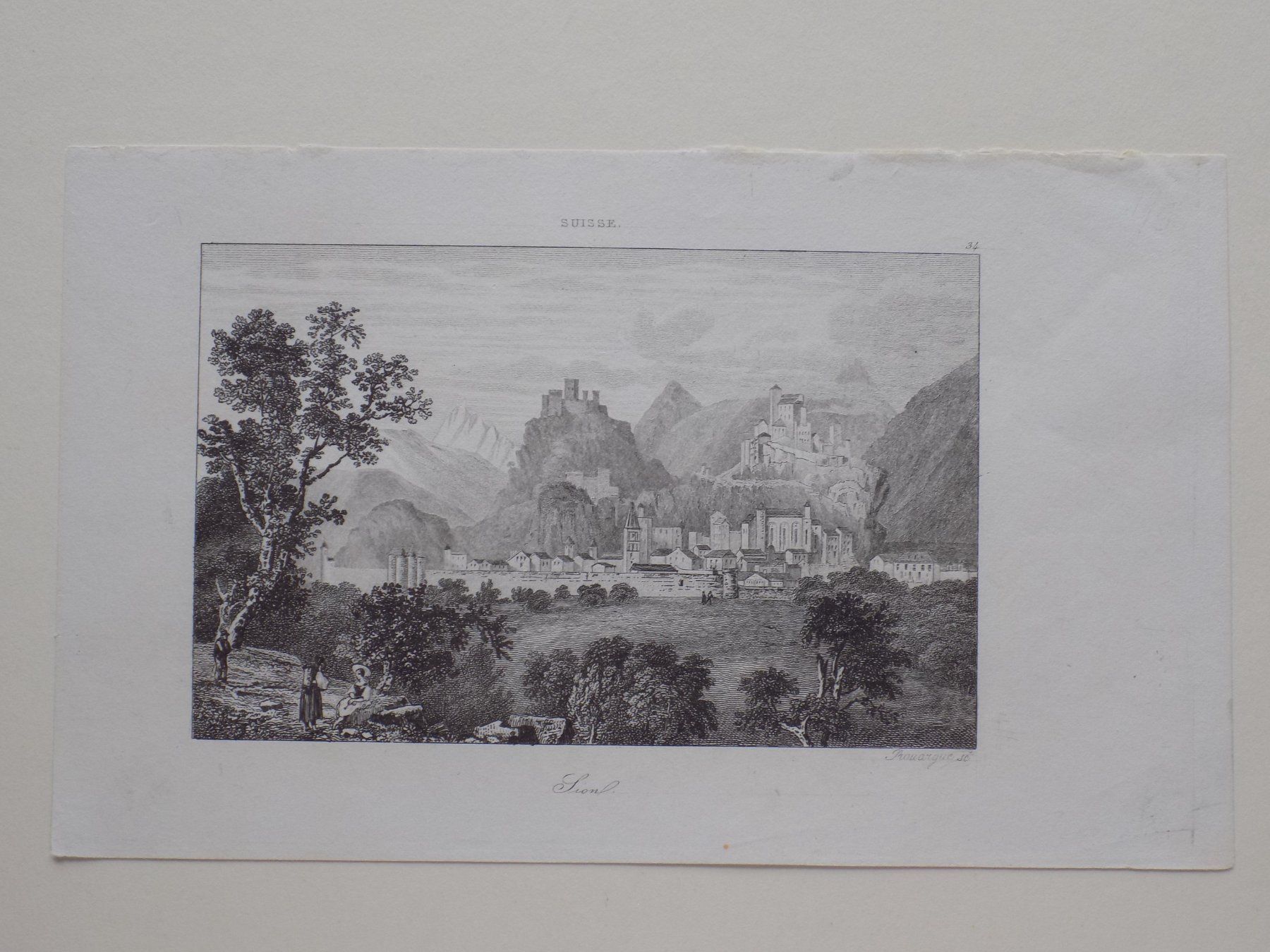Gravures: Sion Sitten Valais – D'occasion à Risch par Rischli15