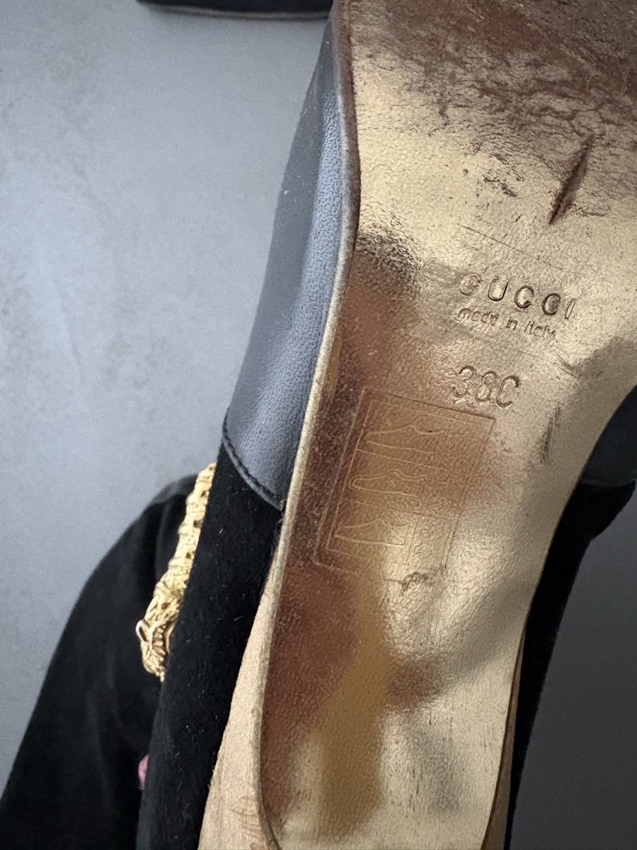 Gucci Damenschuhe: Orginale Stiefeletten Gucci schwarz Leder – Gebraucht aus Jona von ali_w2qr 2