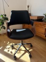 Bürostuhl Kunstleder/Walnuss