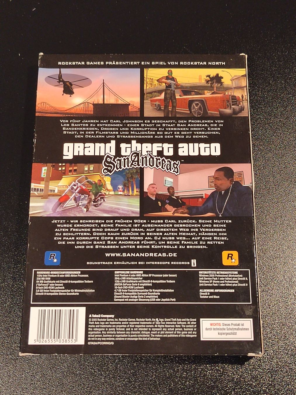 Giochi: Grand Theft Auto San Andreas PC DE 2004 – Usato da Fribourg venduto da Nooky 1