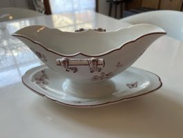 schöne Sauciere , Porcelain Antik