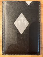 Exentri City Black Kartenetui Portemonnaie Leder Top Zustand