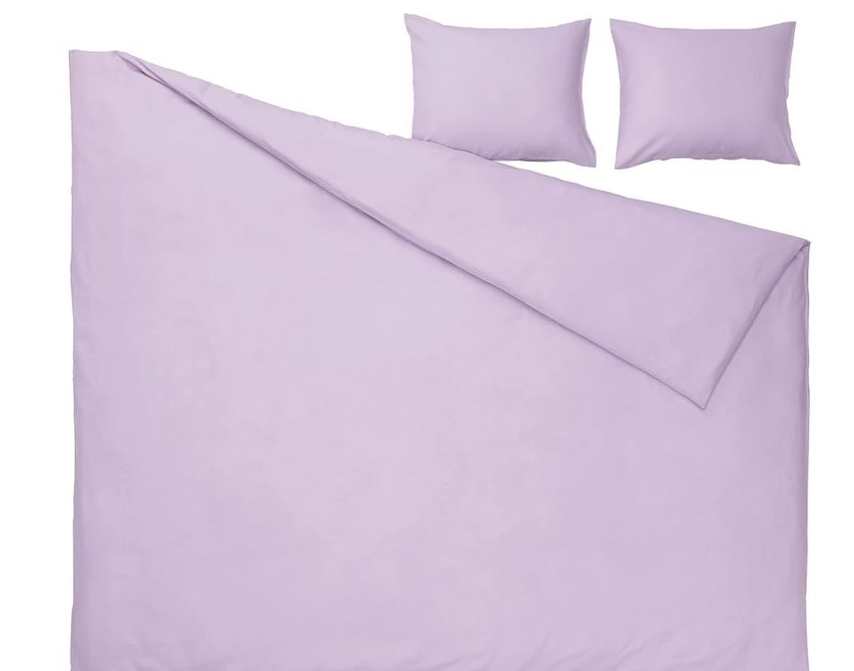 Ikea NATTSVÄRMARE Lila Bettwäsche-Set 100% Baumwolle Knöpfe (Neuf (Voir description)) à Basel pour CHF 25 – avec livraison