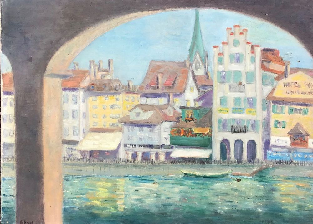 Gustav HESSE Original Gemälde Kaufen auf Ricardo