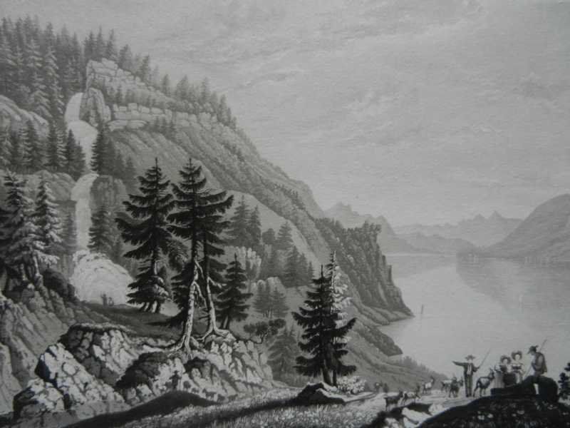 Gravures: Giessbach Brienzersee – D'occasion à Risch par Rischli15 1
