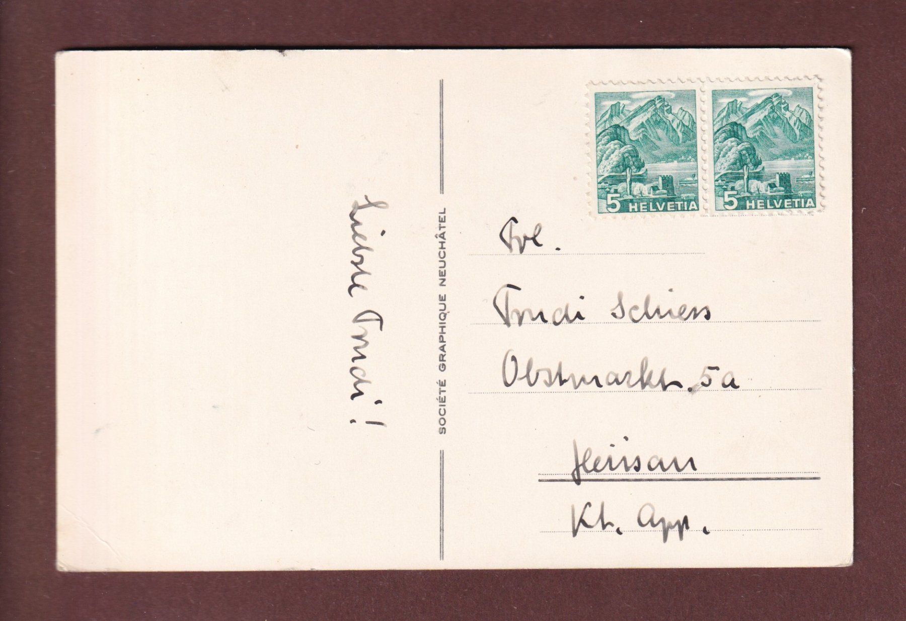 Cartoline postali: GENEVE - Monument National – Usato da Pully venduto da nicecards-shop 1
