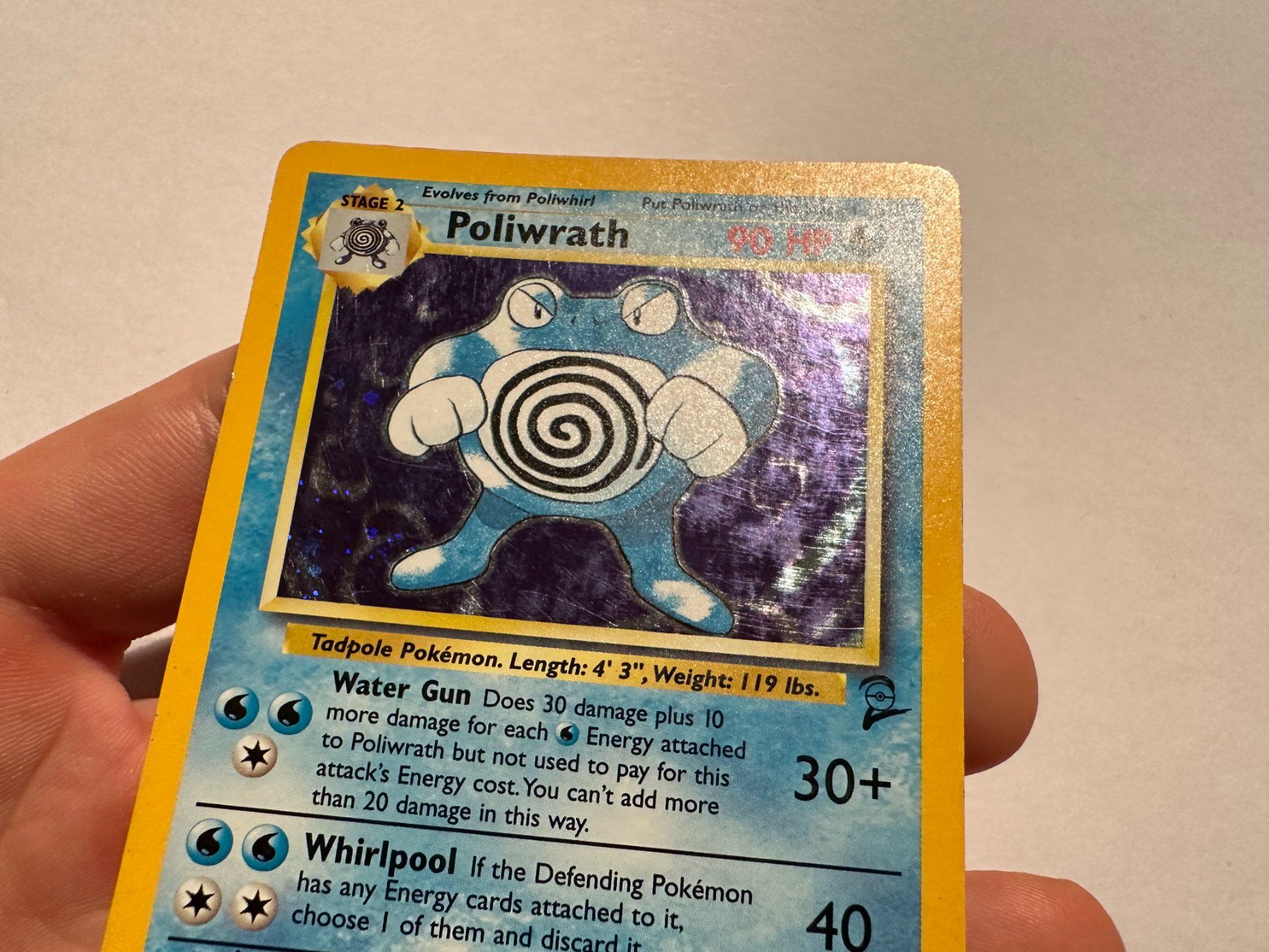 Pokémon Carte collezionabili: Poliwrath holo Base 2 EN – Usato da Hagendorn venduto da Pokecollectorch 3