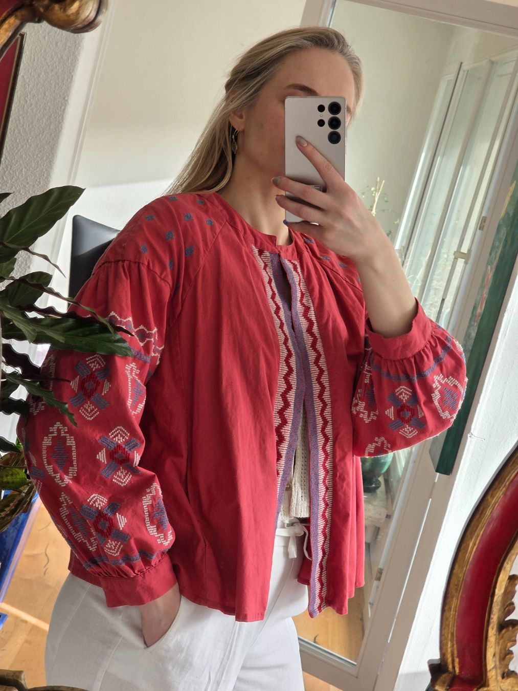 Camicette: Boho Bluse Stickerei Monsoon 100% Baumwolle Gr L – Usato da Zürich venduto da tsu_76bc 4