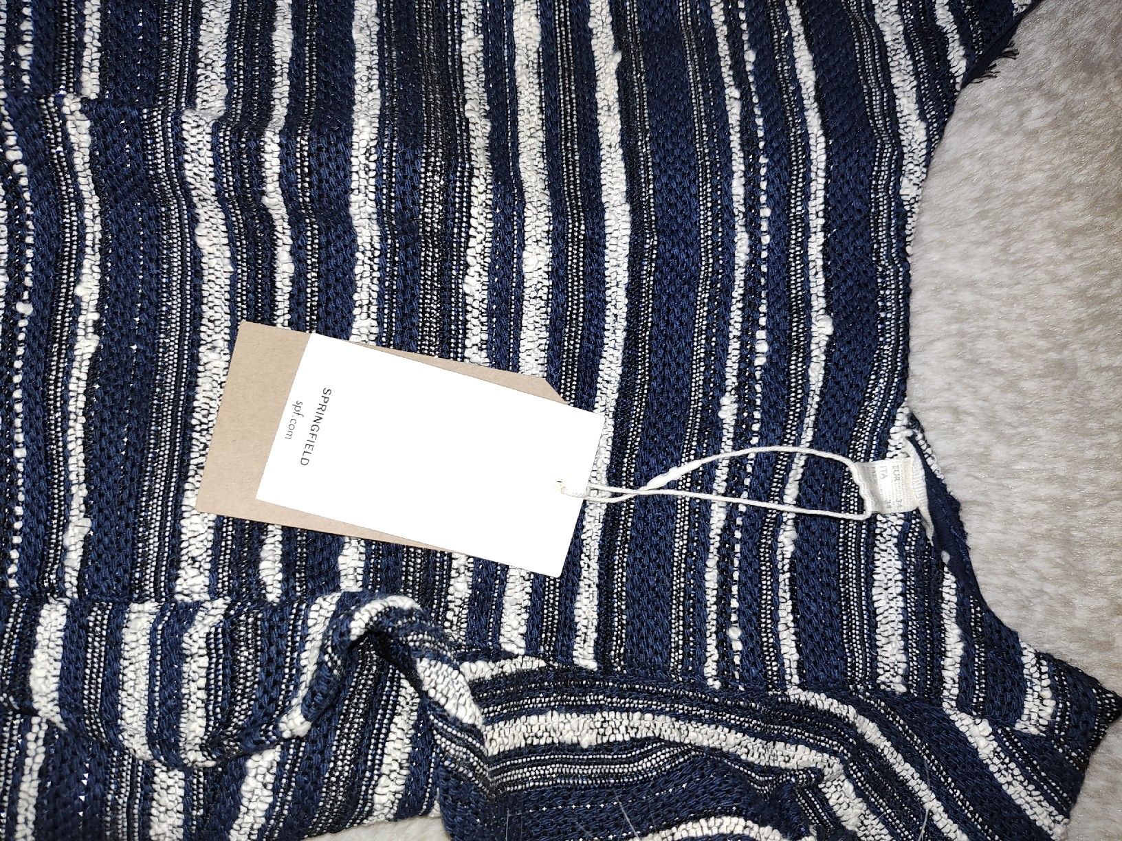 Vestiti: Robe Springfield rayée bleu blanc neuf avec étiquette – Nuovo e nell'imballaggio originale da la tour de peilz venduto da alegre02