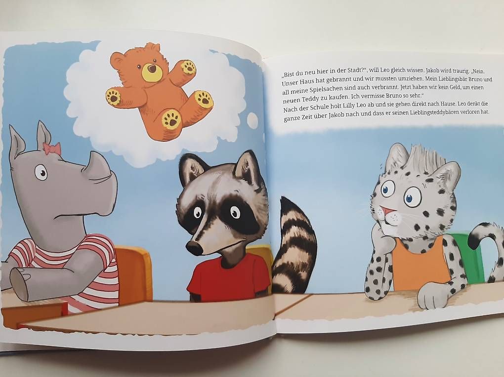 Bücher: Kinderbuch "Leo Schneepard und seine erste Spende", ab 3 J – Gebraucht aus Basel von Renato_hirzi 2