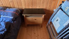 Mid-Century Vintage Nachttisch aus Holz 1960er