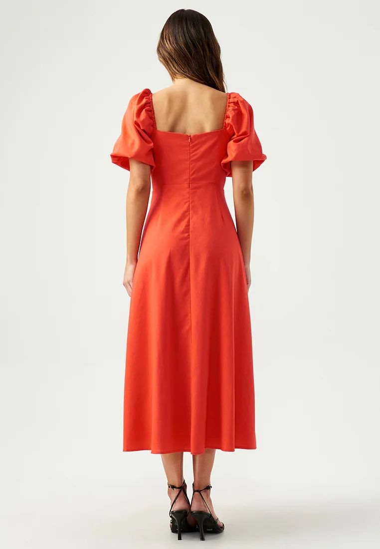 Vestiti: SÁVEL LUA MIDI - Freizeitkleid - coral - Orginalpreis 139.- – Nuovo e nell'imballaggio originale da Zürich venduto da luxuryoutlet1 1