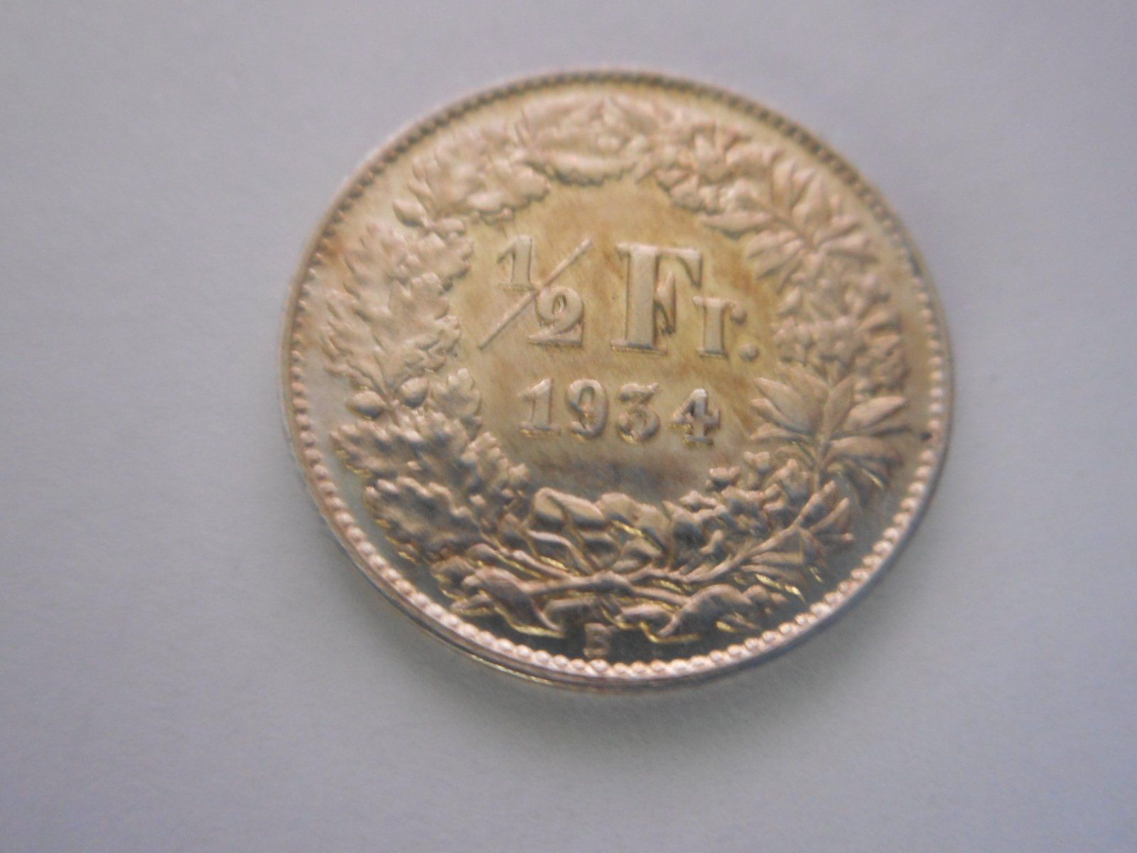 Tutti le monete: 50 Rp. 1934 silber  -unz – Nuovo (secondo la descrizione) da Kriegstetten venduto da pizlad2010 2
