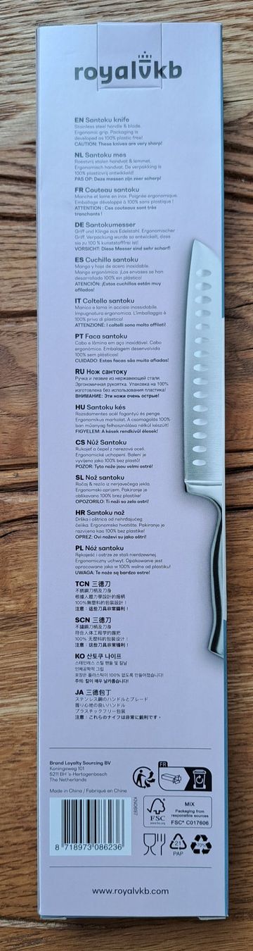 Coltelli da cucina: Santoku Küchenmesser – Nuovo e nell'imballaggio originale da Zürich venduto da Yellow10 2