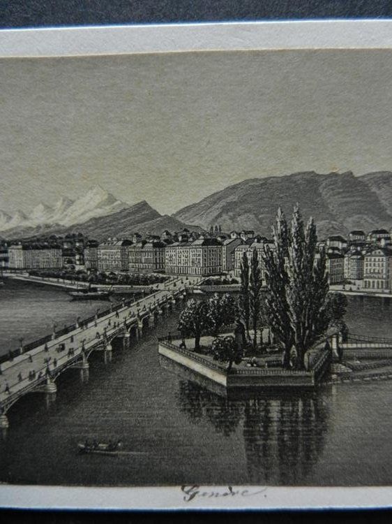 Stiche: Genève Genf carte de visite – Gebraucht aus Risch von Rischli15 4