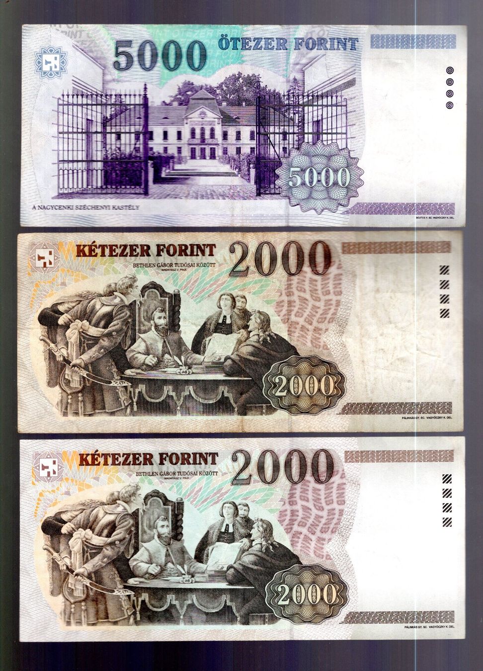 Banconote: Ungarn noten  3 stück – Usato da Leibstadt venduto da baroc333 1