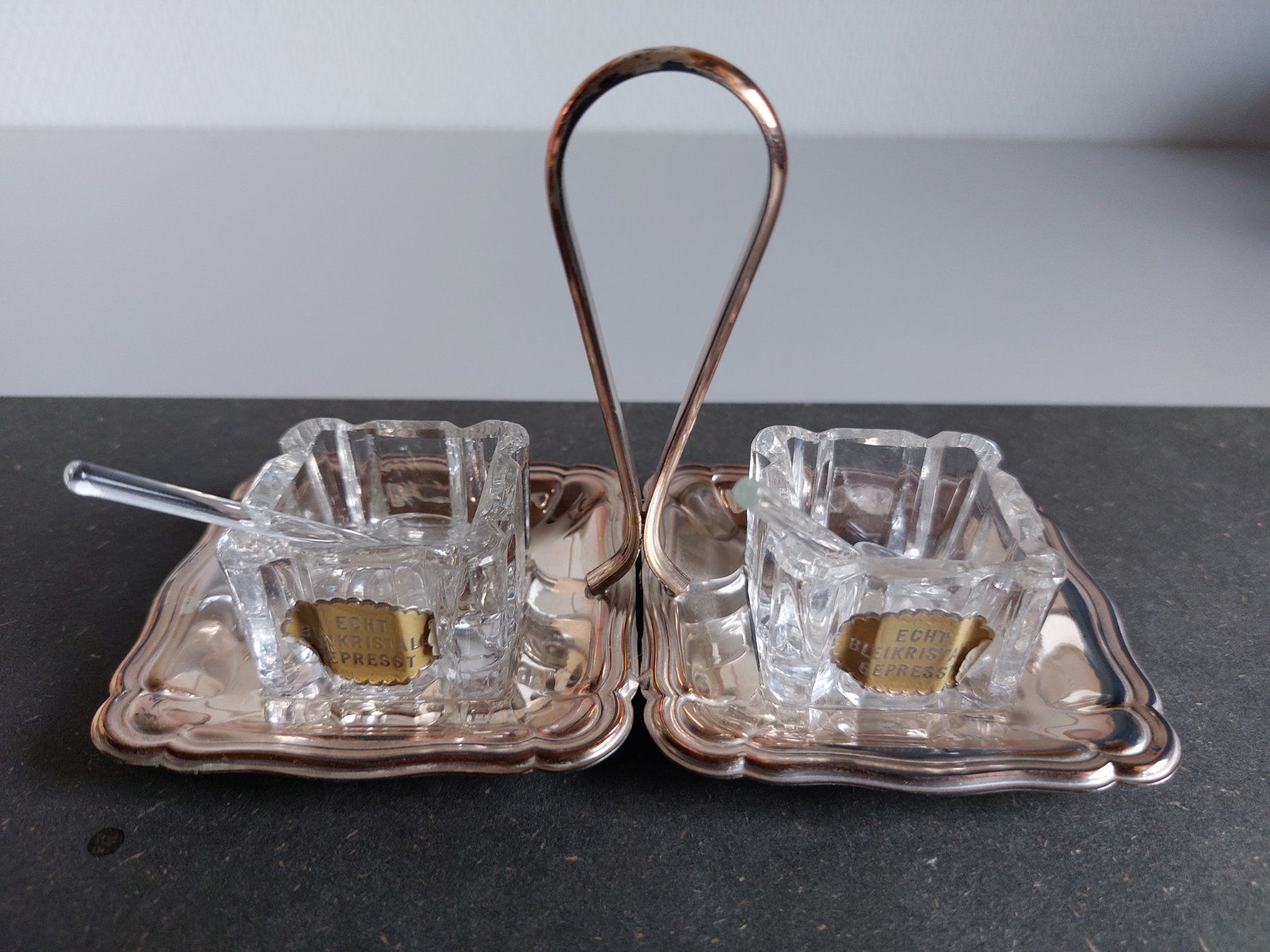 Geschirrsets: Menage Jugendstil Salz und Pfeffer – Gebraucht aus Heerbrugg von Sonytime