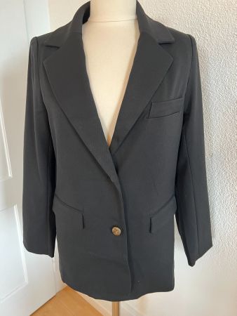 MUSY MUSE Blazer, 42% Wolle, in Gr. S, Schwarz, NEU