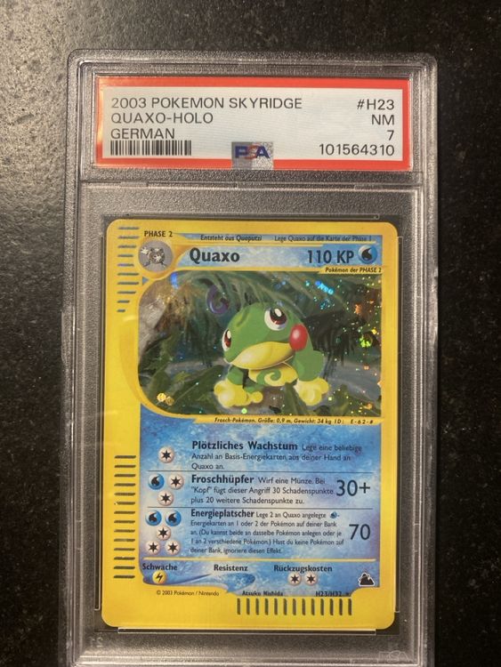 Pokemon Quaxo Holo Skyridge PSA 7 (Gebraucht) in Amriswil für CHF 57 ...