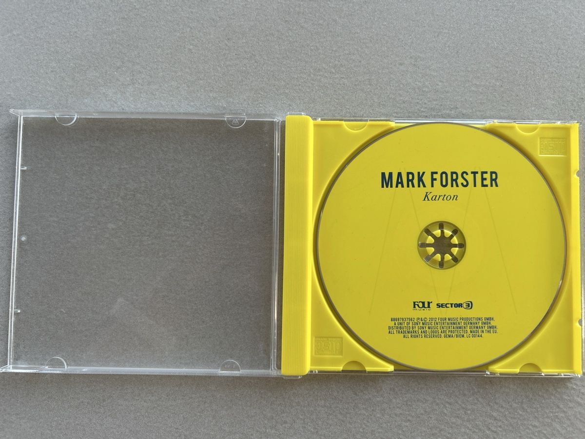 CD: Mark Forster Karton CD 💿  – Usato da St. Urban venduto da uschi73 1