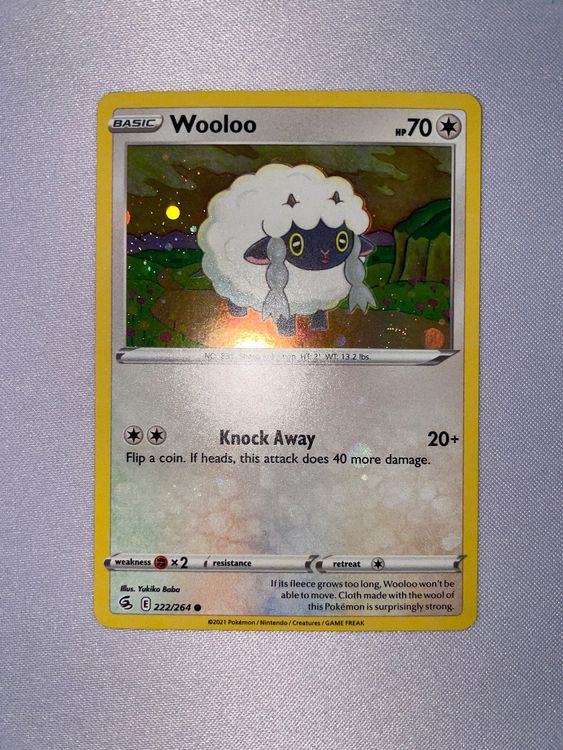 Wooloo ️(Swirl Holo) ️222/264 EN Kaufen auf Ricardo