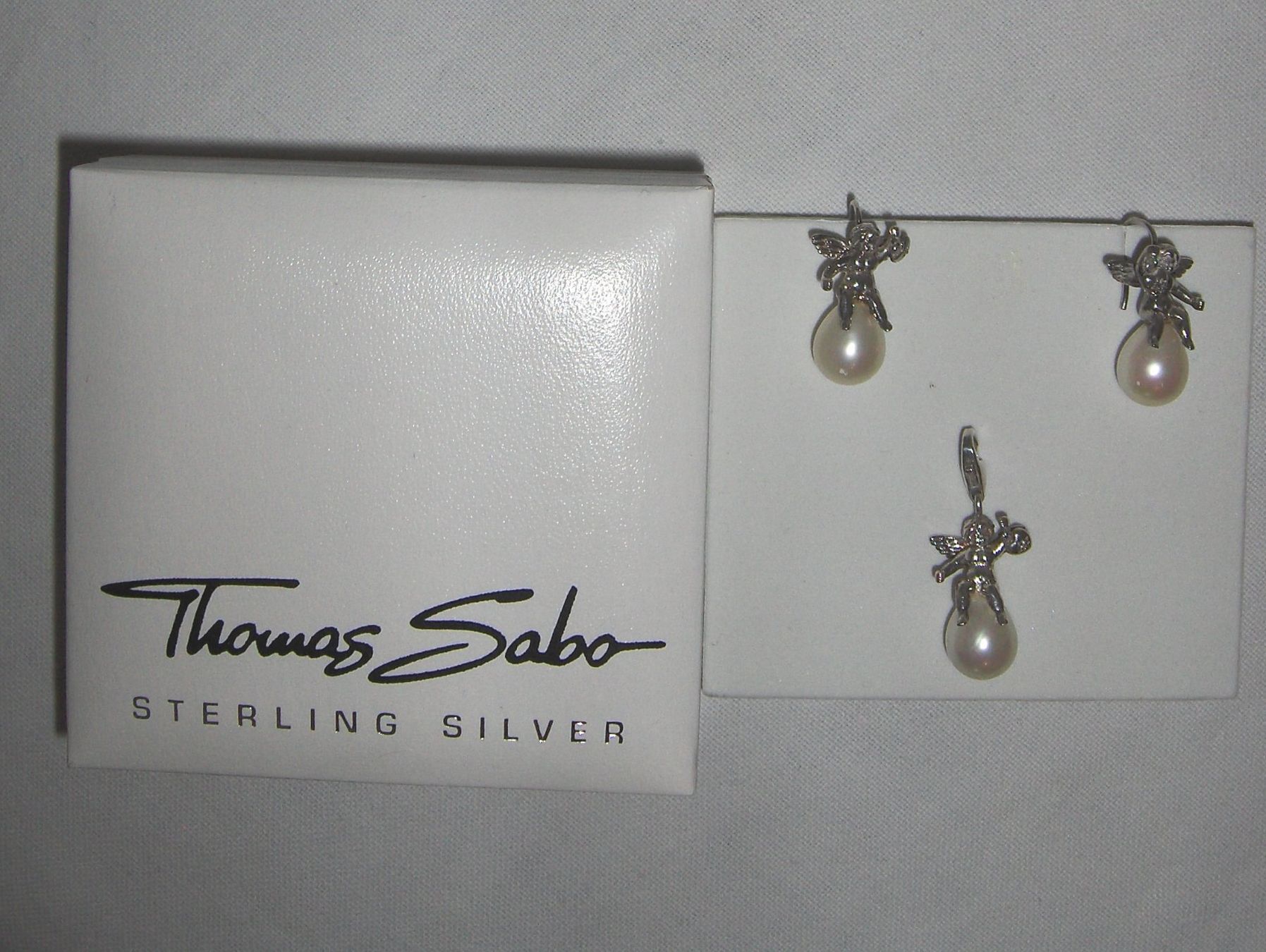 Thomas Sabo Altri gioielli: Schmuckset Thomas Sabo Engel Perlen Silber – Usato da Dübendorf venduto da alracfo