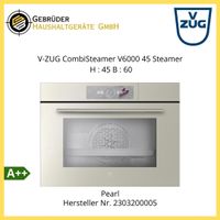 V-ZUG CombiSteamer V6000 45 2303200005 Steamer H : 45 B : 60