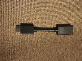 HDMI auf HDMI Adapterkabel schwarz akzeptabler Zustand