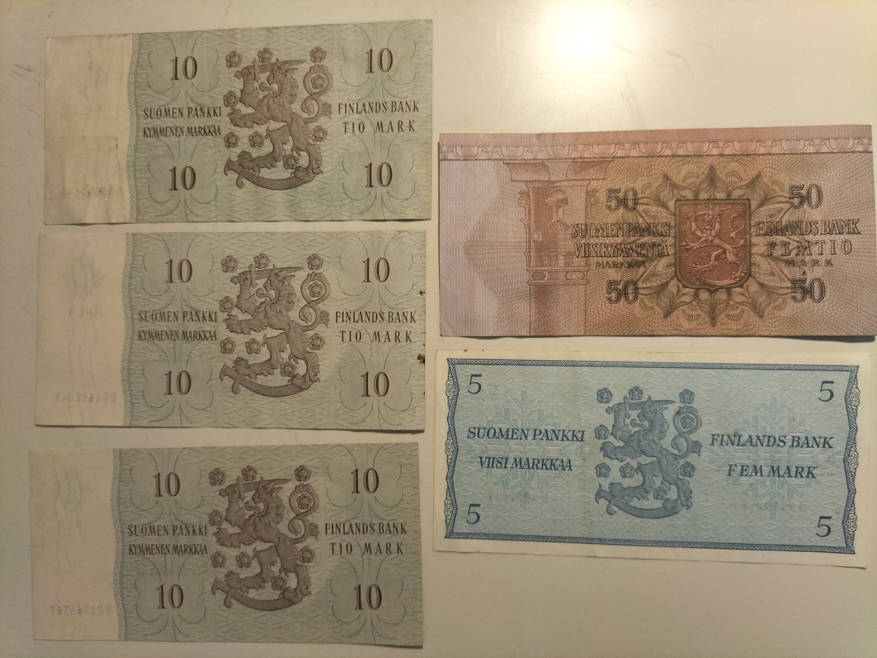 Banknoten: Finnland - Banknotensammlung – Gebraucht aus Innerberg von simon30432 1