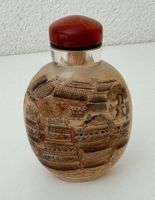 Chinesische Innenbemalte Schnupftabakflasche, sehr schön
