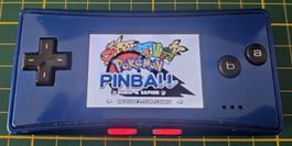console nintendo gameboy micro original bleue fonctionnel 