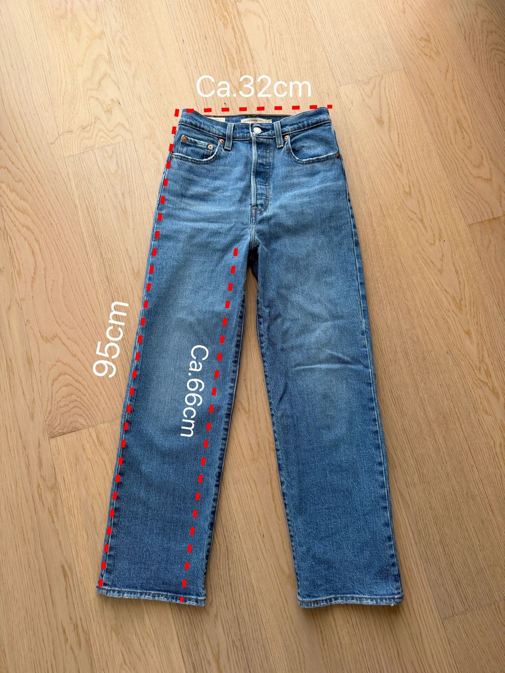 Levi's Jeans: Levis Ribcage Straight Gr.25 – Usato da Therwil venduto da srosselli 1