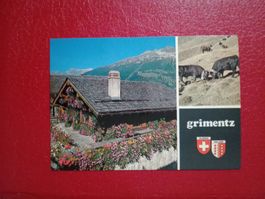 Grimentz Wallis Chalet und Combat des Reines 1984