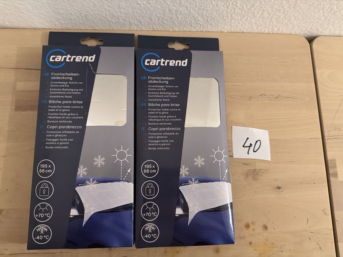 Sonstiges Fahrzeugzubehör: Frontscheiben-Abdeckung 40 – Neu und originalverpackt aus Kloten von sze_wb99