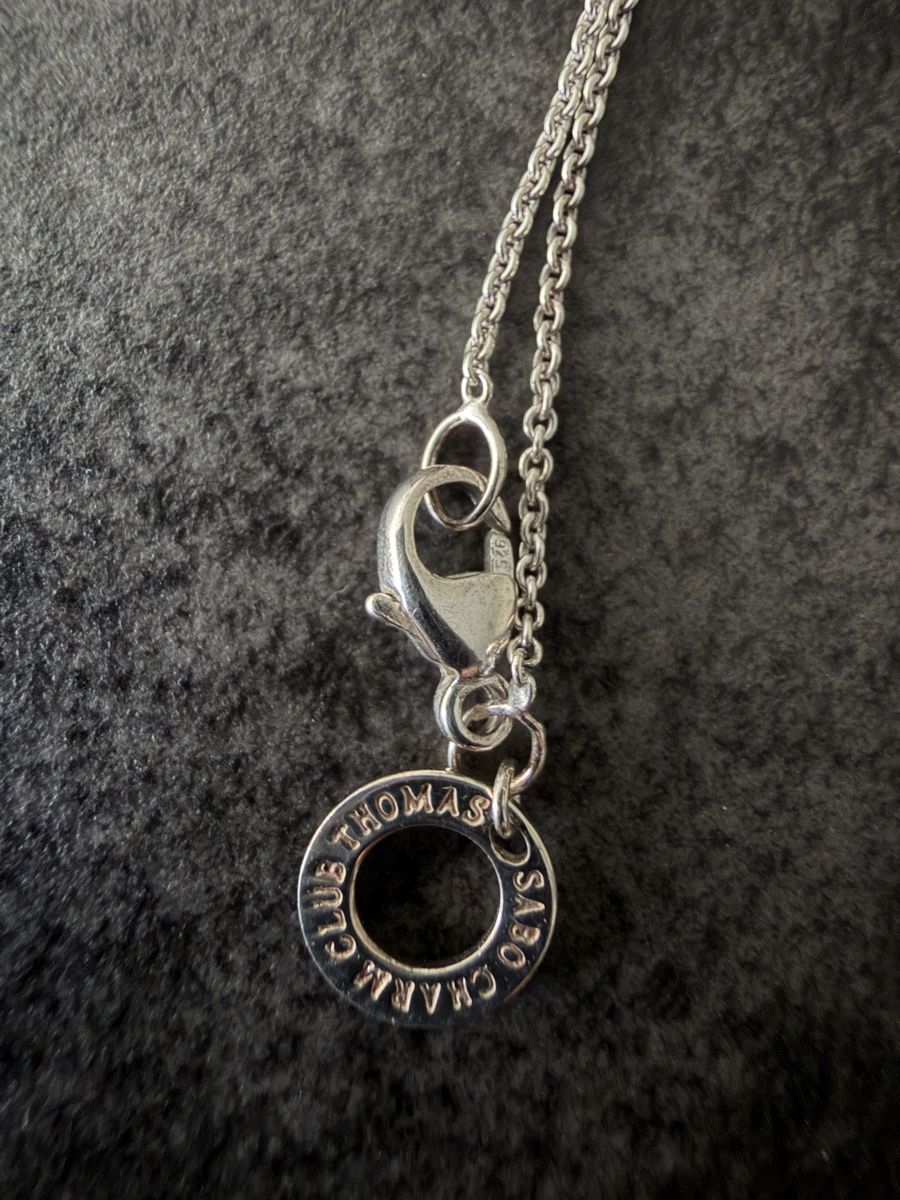 Thomas Sabo Catenine: Thomas Sabo Kette 925 Silber mit Buchstaben-Charm B – Usato da Therwil venduto da as_good_as_new 3