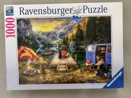Ravensburger Puzzle Camping am See 1000 Teile